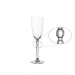 Nachtmann Heritage Champagneglas 230 ml Versiering op de steel